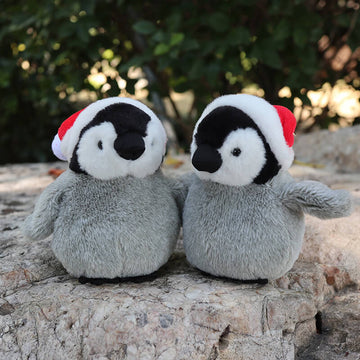 Christmas Emperor Penguin Cub Stuffed Plush Bag Charm